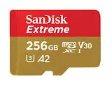 SanDisk Extreme microSDXC UHS-I Card – 256GB
