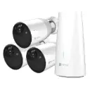 EZVIZ HB3-B3 2K Battery-Powered 3-Camera Kit 