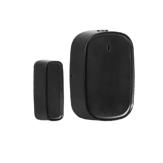 MOES Window Door Alarm Sensor, Smart Home Security Contact Detector (BL (Black))