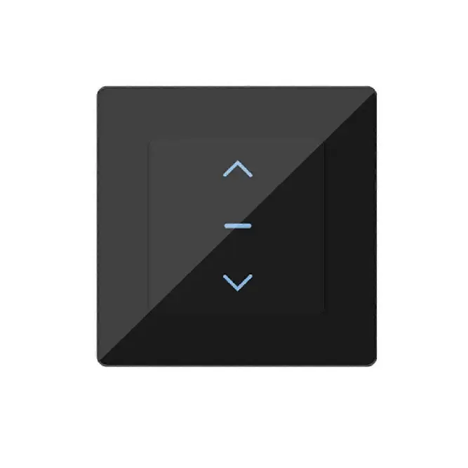 Wi-Fi Touch Smart Curtain Switch Design for Motorized Curtains and Roller Blinds