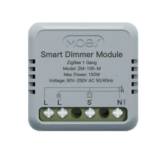 MOES Zigbee Smart Dimmer Switch Module Timer