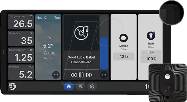 Shelly Wall Display X2 + BLU H&T