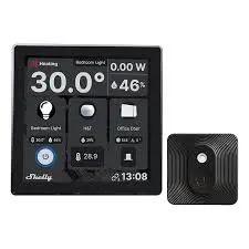 [BL] Shelly Wall Display 4" + BLU H&T (BL (Black))