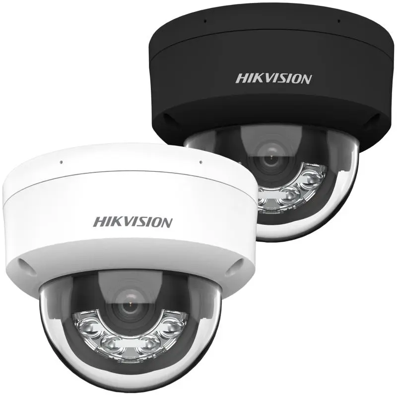 [Black] Hikvision Acusense Fixed Dome Camera 4 MP - DS-2CD2143G2-LIS2U (Black)