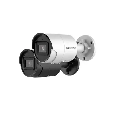 [Black] Hikvision 4 MP AcuSense Fixed Bullet Network Camera - DS-2CD2043G2-I(U) (BL (Black))