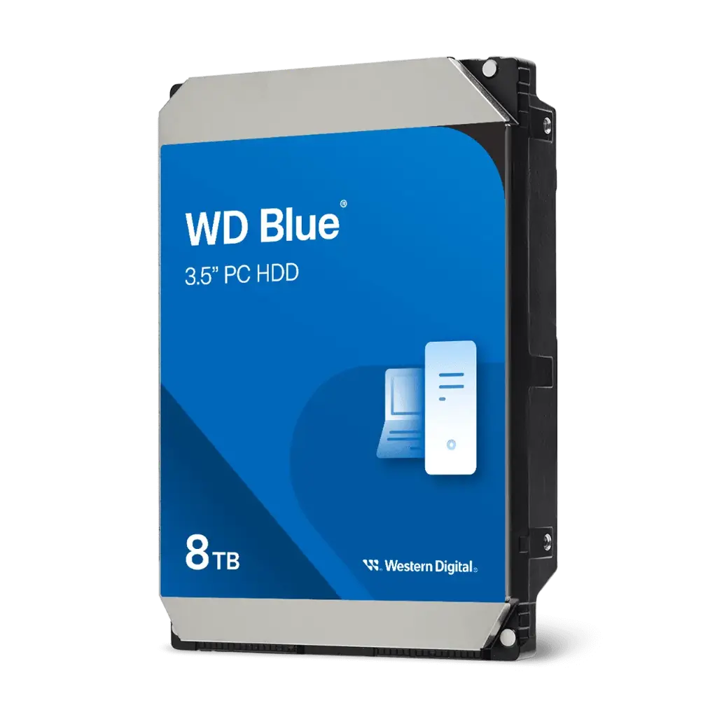 WD Blue PC Desktop Hard Drive - 8TB