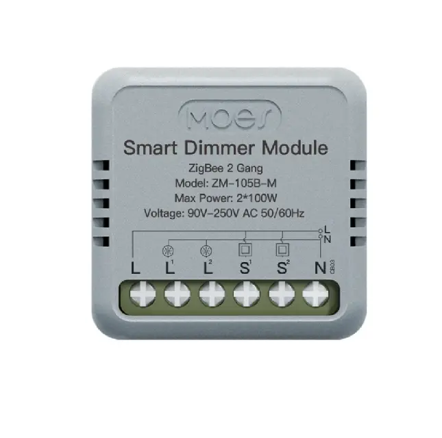 MOES Zigbee Smart Dimmer Switch Module Timer (1 Gang)
