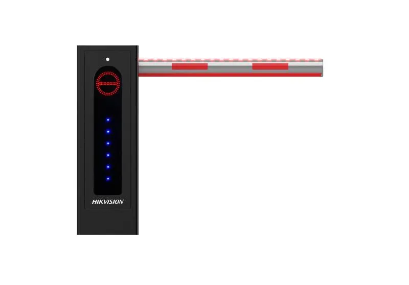 Hikvision 30 Series Straight Pole Barrier Gate With LED Light Bar and Body Indicators