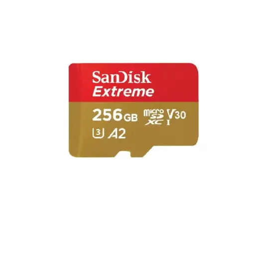 SanDisk Extreme microSDXC UHS-I Card – 256GB