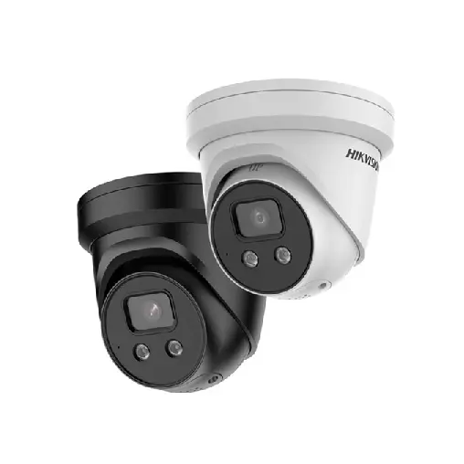 Hikvision 4 MP AcuSense Strobe Light and Audible Warning Fixed Turret Network Camera - DS-2CD2346G2-ISU/SL