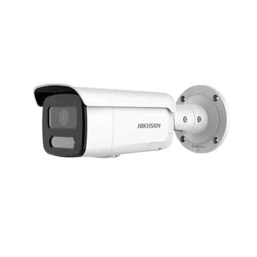 Hikvision 2 MP AcuSense Strobe Light and Audible Warning Fixed Bullet Network Camera - DS-2CD2T26G2-ISU/SL