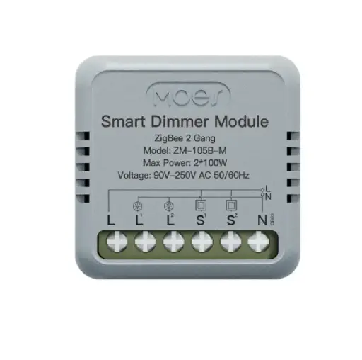 MOES Zigbee Smart Dimmer Switch Module Timer
