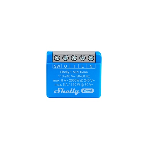 [S4SW-001X8EU] Shelly 1 Mini Gen4