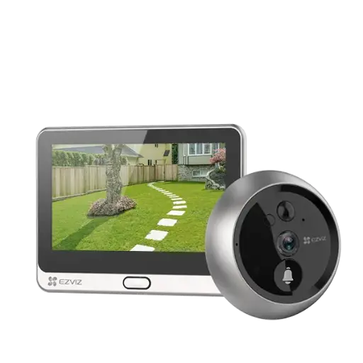 EZVIZ DP2 2K Wire-Free Peephole Doorbell